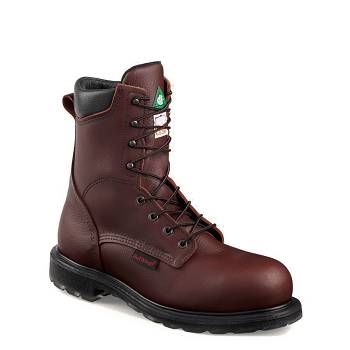 Red Wing Férfi SuperSole 2.0 8-inch CSA Safety Toe Munkavédelmi Bakancs Barna